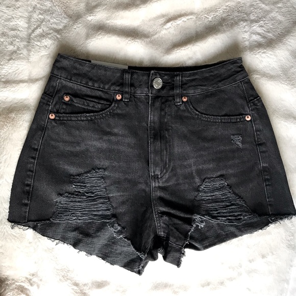 NWT Garage High Waist Festival Denim Shorts